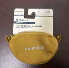 【新品・未使用】mont-bell モンベル コインパース イエロー