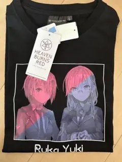 ヘブンバーンズレッド　茅森月歌　和泉ユキ　半袖　Tシャツ　ブラック　Lサイズ