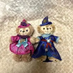 ダッフィー シェリーメイ ぬいぐるみバッジ ディズニーシー 10周年