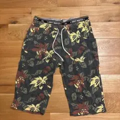 KRIFF MAYER ハーフパンツ マルチカラー M ボタニカル柄 綿麻のサムネイル