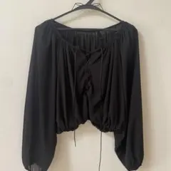 PAGEBOY クロップド2WAYブラウス