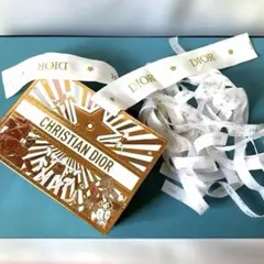 Christian Dior ギフトボックス リボン緩衝材つき　空箱　ギフト箱