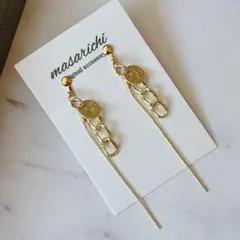 【クリップ イヤリング 】2点目-100円 ピアス 変更可能 ゴールド チェーン