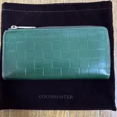 COCOMEISTER 長財布 ラウンドファスナー グリーン