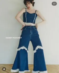 HONEY MI HONEY デニムフレアパンツのサムネイル