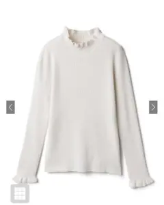 GRL グレイル フリルハイネックリブニットトップス[k8549v]