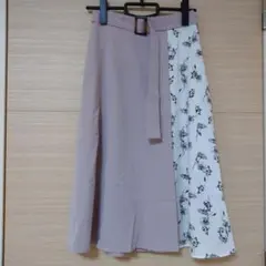 最終値下げ！マジェスティックレゴン　スカート　ピンク　無地　花柄　春のサムネイル