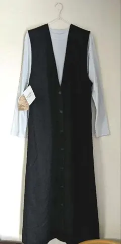 新品【大きいサイズ】Rafraf×mog黒3wayジャンスカロングワンピース3L