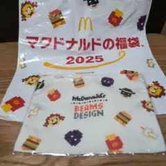 マクドナルド 2025 袋とポーチset　ビームスデザイン