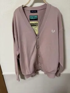 【美品】SSZ x フレッドペリー シンテレビ装 カーディガン ロゴ刺繍