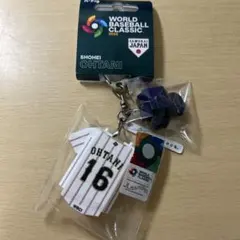 WBC2026大谷翔平　キャップキーホルダーナノブロックキャップ付ユニフォーム WBC2026大谷翔平ナノブロックキャップ付ユニフォームキーチェーン 侍