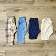 ボトムス　80サイズ　4点セット　長い丈　短い丈　キッズパンツ
