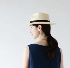 【美品】Ecua-Andino（エクアアンディーノ）エクアドル製パナマ帽のサムネイル