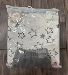 UNIQLO ユニクロ ベビー キルト パジャマ 星柄 オフホワイト 90 新品
