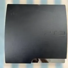 PS3 本体 光沢黒コントローラー1台、配線全部あり