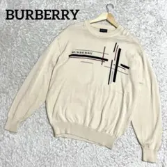 ✨希少✨BURBERRY バーバリー 長袖ニット 薄手ニット ゴルフ Lサイズ