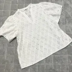 Ballsey★ロロンフラワーエンブロイダリー ギャザースリーブブラウスのサムネイル