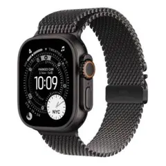 【ほぼ新品】おまけ付きApple Watch Ultra3 チタニウムミラネーゼ