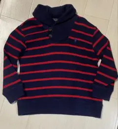 Polo Ralph Lauren セーター ネイビー/レッド　100サイズ