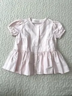 petit main 半袖ブラウス ピンク80