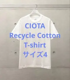 美品 CIOTA シオタ Recycle Cotton T-shirt ホワイト