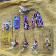 阪神タイガース ハローキティ ビーズストラップ 6個セット