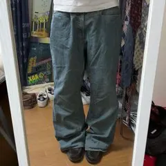 80s90s archive wide boots cut denim y2kのサムネイル