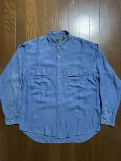オービス　ORVIS 90s シルクシャツ　長袖シャツ