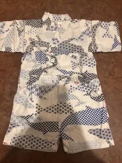 青色鯨柄甚平 90cm