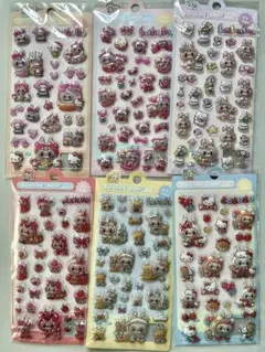 LABUBUラブブ　立体シール　ぷくぷく　ステッカー　ぷっくりシール