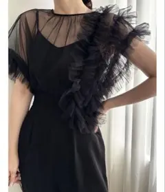 ラグナムーン　LADYチュールドッキングコンビネゾン　M ブラック（タグ付）