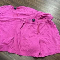 GAP 薄手スエット上下 L ショッキングピンク