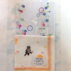 大判ガーゼハンカチ2枚セット