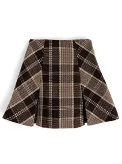 GRL(グレイル )インパン裏地付きチェック柄プリーツスカート[tu963]新品