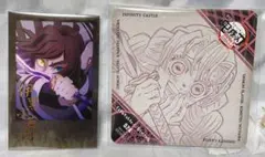 鬼滅の刃 ufotable dining くじ チェキ 伊黒　コースター　蜜璃