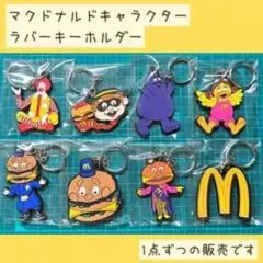 マクドナルド キャラクター ラバーキーホルダー 8種のサムネイル