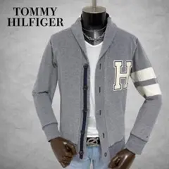 TOMMY HILFIGER ショールカラーカーディガン　グレー系　トップスのサムネイル
