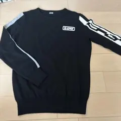 CFG ブラック 長袖セーター Sサイズ
