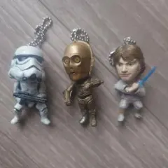 スターウォーズ ミニフィギュア キーホルダー 3種セット