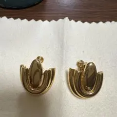 NAPIER ゴールド イヤリング