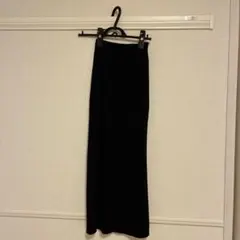 ユニクロ マメクロゴウチ 3Dリブロングスカート ブラック タグ付き　XS/S