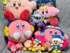 星のカービィ　ぬいぐるみ　まとめてセット　ワドルディ　メタナイト等　夢幻の歯車