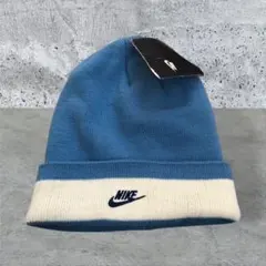 【00's】新品NIKE ビーニーニット帽　刺繍ロゴ　vintage Y2K