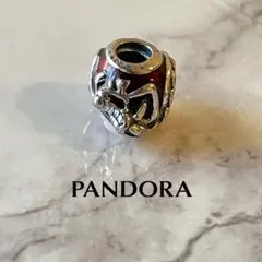 PANDORA ドラゴン チャーム シルバー×レッド