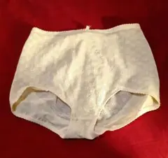 補正下着　RENOWNクリーム色のメッシュ ハイウエスト補正下着