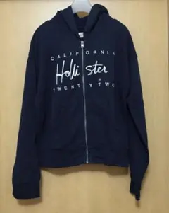 Hollister ネイビー パーカー XS