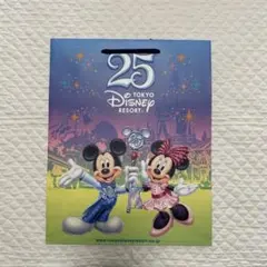 東京ディズニーリゾート 25周年ショップ袋 ショッパー 紙袋 非売品 公式 限定
