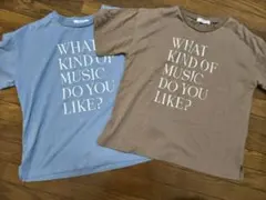 Samansa Mos2 blue Tシャツ 2枚セットのサムネイル