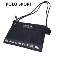 ポロスポーツ POLO サコッシュ ショルダーポーチ ネイビー フラットポーチ