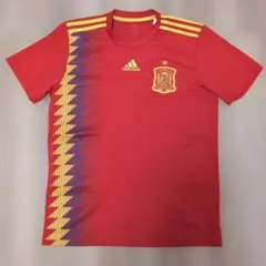 アディダス スペイン代表 #6 イニエスタ フルパッチ ユニフォーム Mサイズ adidas スペイン代表 A.イニエスタ 6番ジャージ S - メルカリ